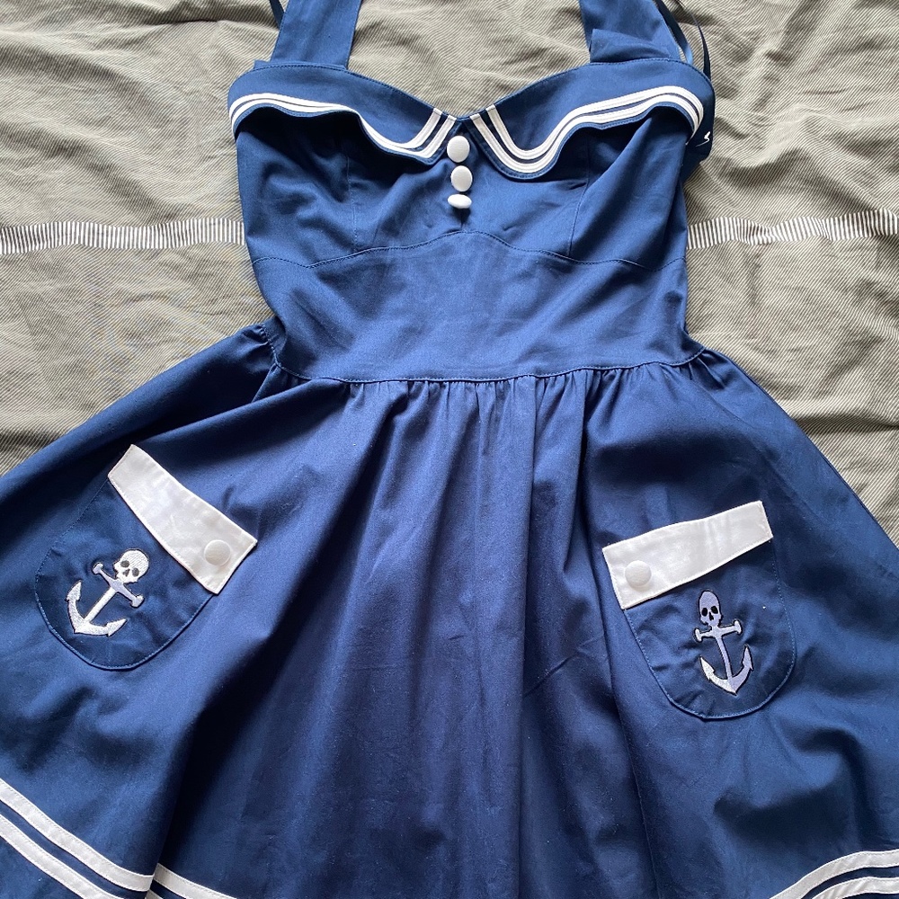 Hell Bunny Sailor Dress BRAND NEW!!! Never worn!